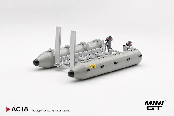 MINI GT AC18 Camel Trophy Pontoon Raft
