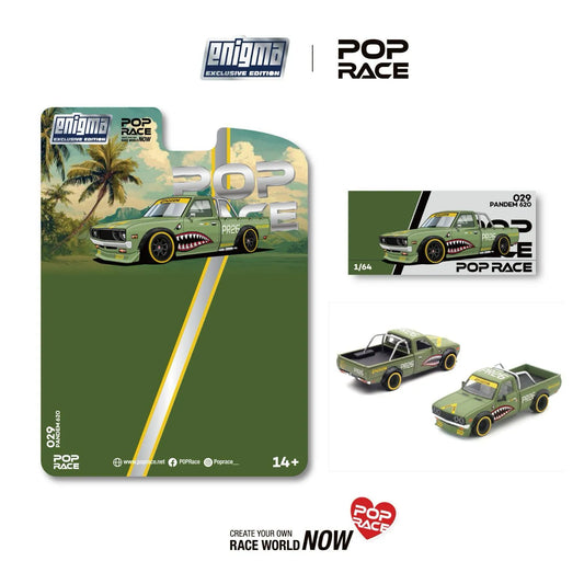 Pop Race x Enigma Pandem 620 - Fighter Green