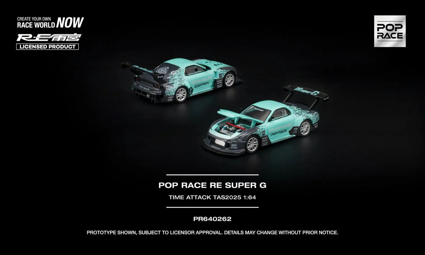 Pop Race PR640262 RE Super G Time Attack TAS2025 1:64