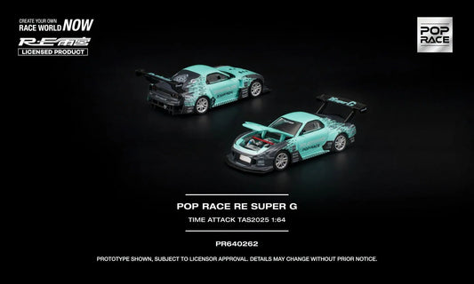 Pop Race PR640262 RE Super G Time Attack TAS2025 1:64