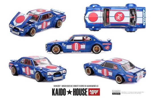 Kaido House x Mini GT #287 Nissan Skyline 2000GT-R (KPGC10) Kaido Works V3