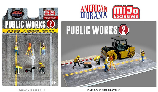 American Diorama 1:64 Figure Set - Public Works 2