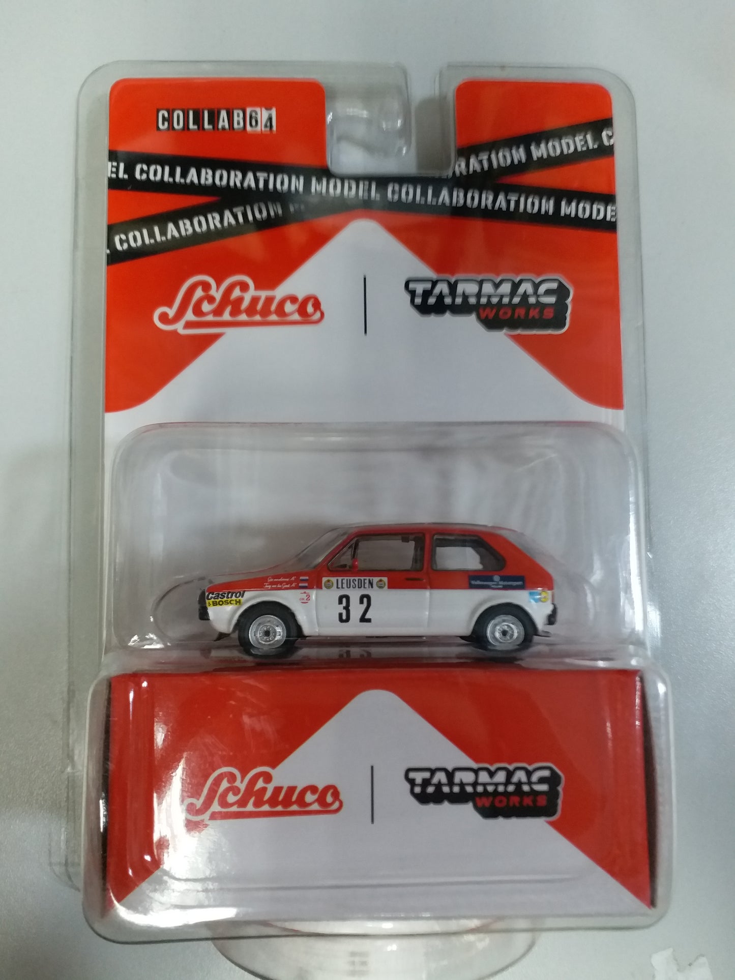 Tarmac works x Schuco 1:64 Scale Volkswagen Golf I GTI Rally Monte Carlo 1980 Decal included