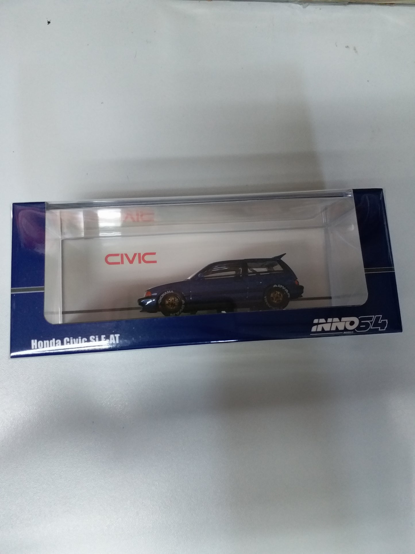 Inno64 1:64 Honda Civic Si E-AT Dark Blue