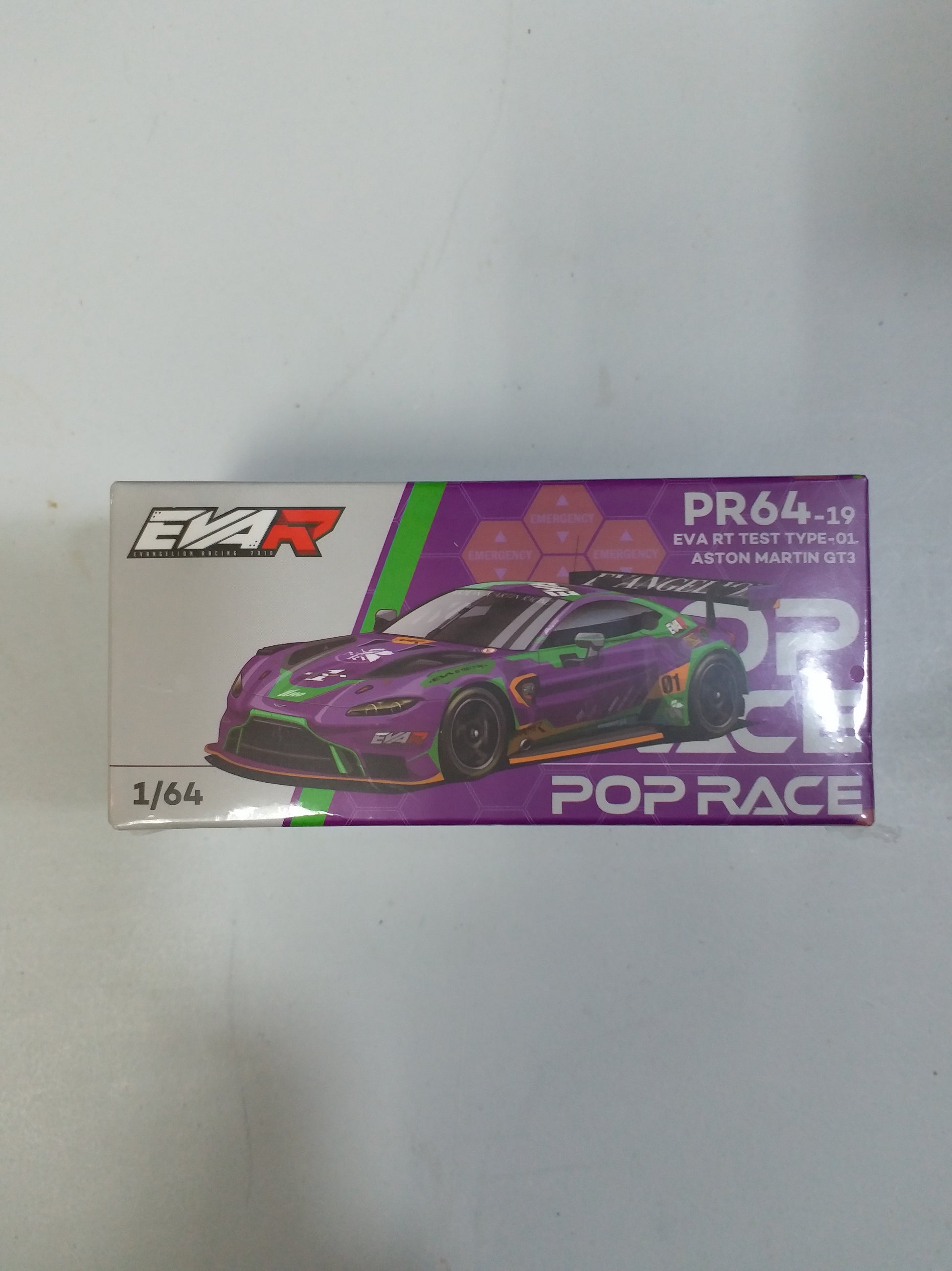 Pop Race 1:64 EVA RT Test Type-01 Aston Martin GT3