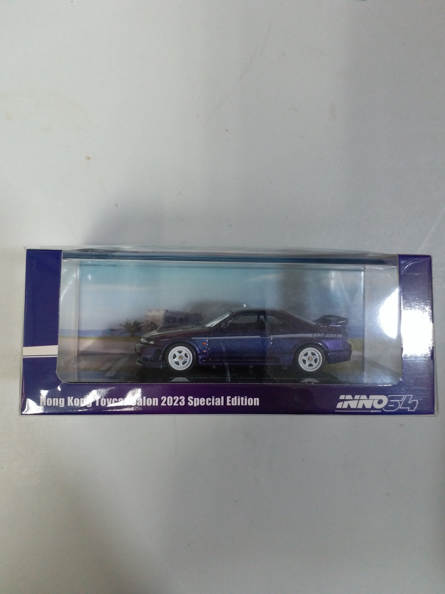 INNO64 1/64 HK Toy Car Salon 23 Exclusive NISSAN SKYLINE GT-R (R33) Nismo 400R Midnight Purple