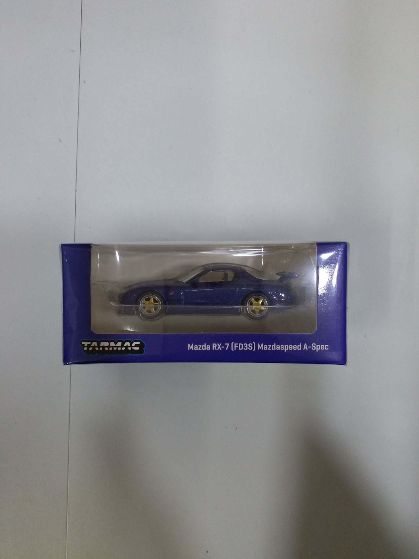 Tarmac Works 1:64 Scale Mazda RX-7 FD3S Mazdaspeed A-Spec Innocent Blue Mica