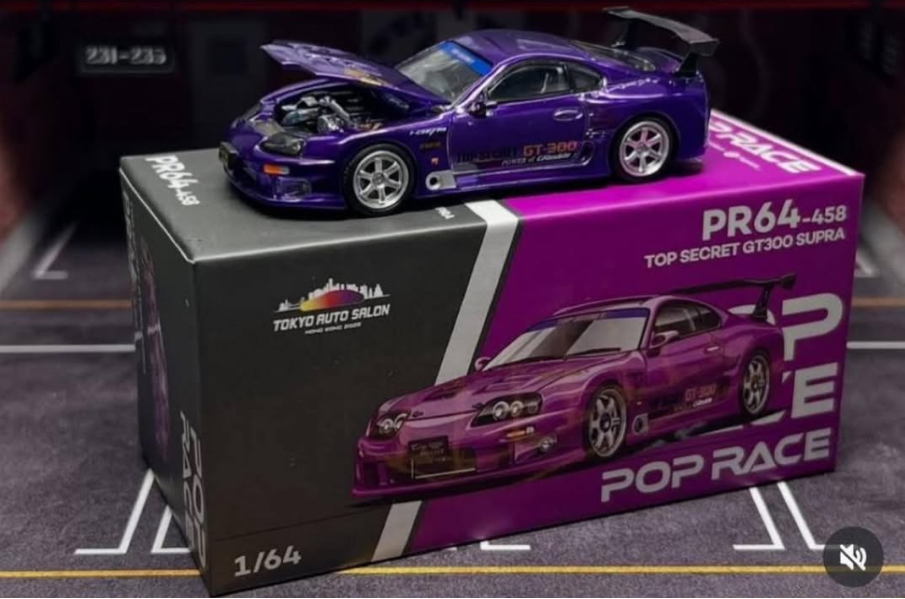 Pop Race 1/64 Tokyo Auto Salon Hong Kong 2025 CIVIC EG/ SUPRA/ Set