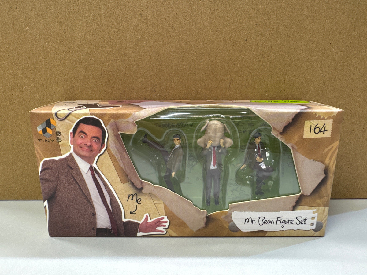 TINY MR.BEAN FIGURE SET with Mini Cooper