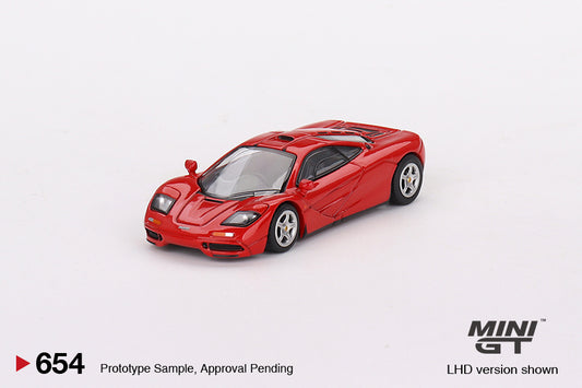 MINI GT #654 McLaren F1 Red