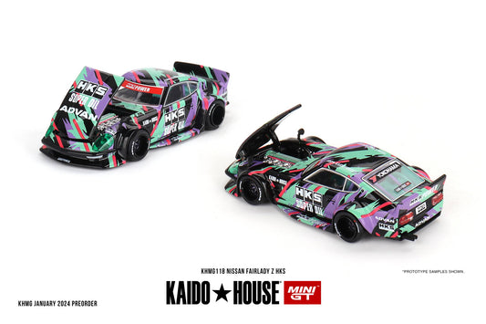 Mini GT x Kaido House #118 1:64 Nissan Fairlady Z HKS