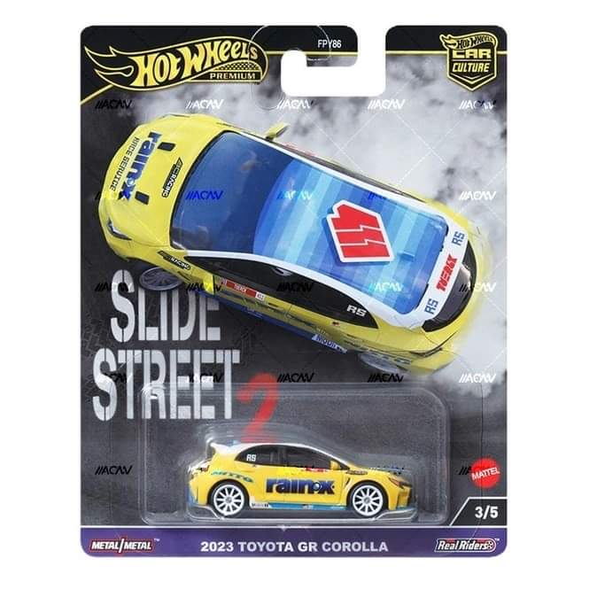 Hot Wheels Car Culture 2024 FPY86-957H Slide Street Part2 set of 5