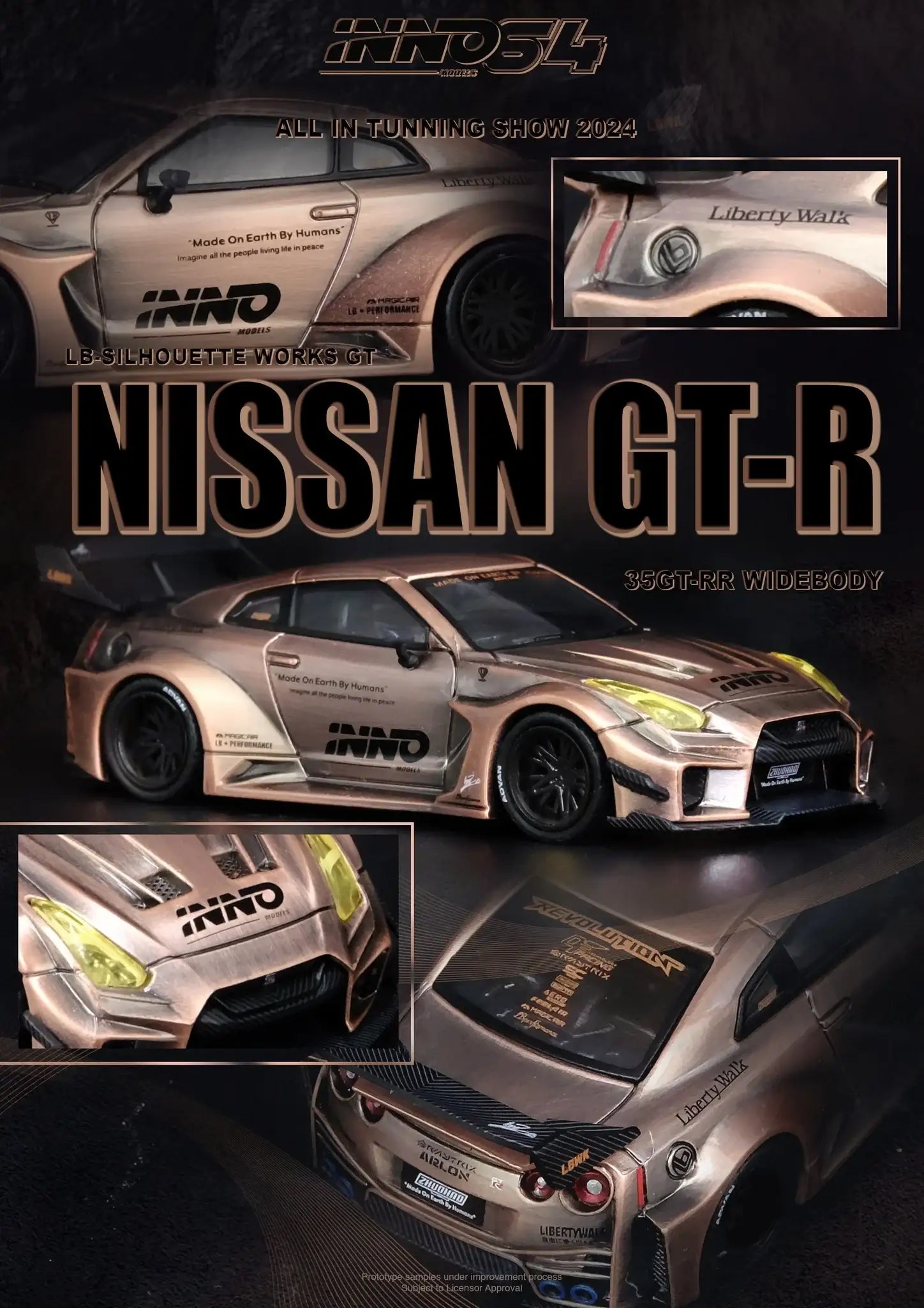 Inno64 All In Tuning Show 2024 Exclusive NISSAN GT-R (R35) GT-RR LB ...