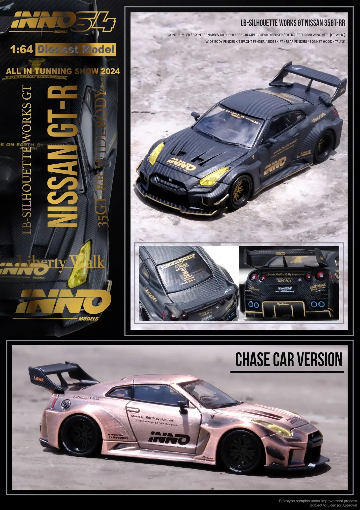 Inno64 All In Tuning Show 2024 Exclusive NISSAN GT-R (R35) GT-RR LB-SI ...