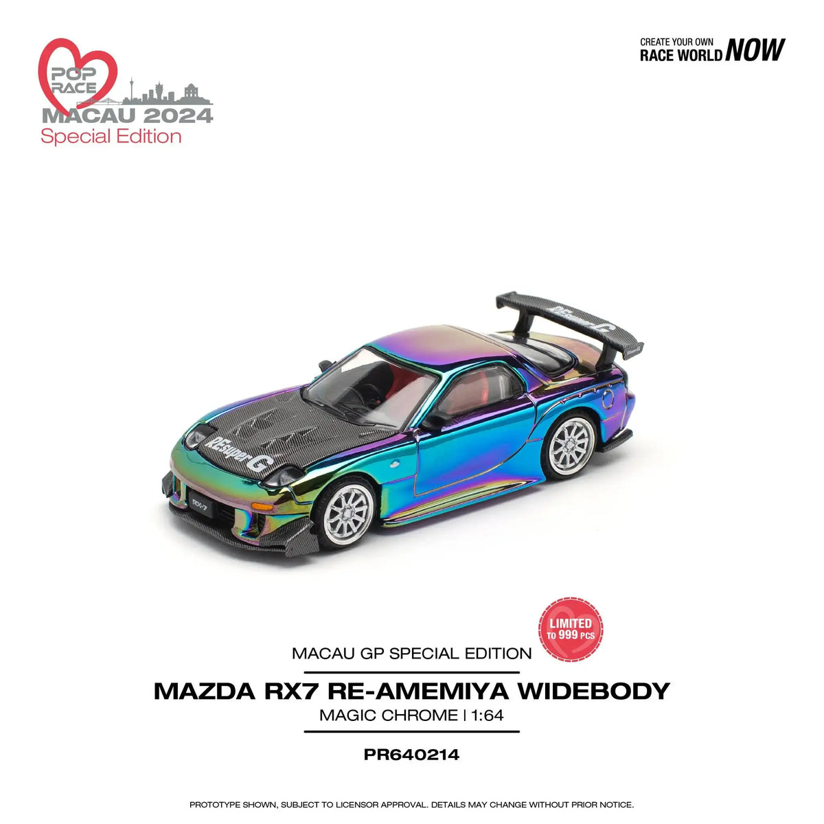 ポップレース 1/64 マツダ RX-7 FD3S RE雨宮 バンコクオートサロン限定 