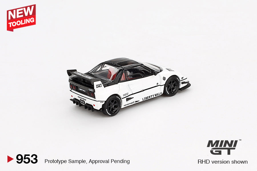MINI GT #953 Mazda AZ-1 Liberty Walk LB40 White 2024 Tokyo