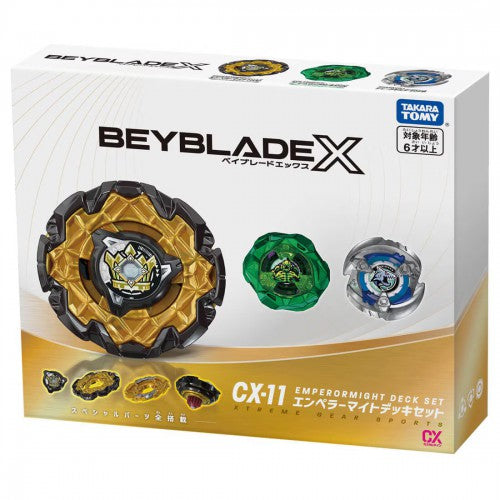 Beyblade X CX-11 Emperormight Deck Set-Takara Tomy-Beyblade X-Mobile Garage HK