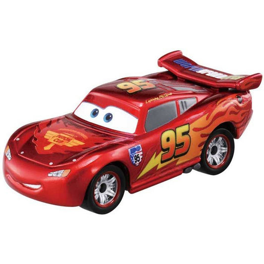 Tomica Disney Cars Lightning McQueen (Red Metallic Type)
