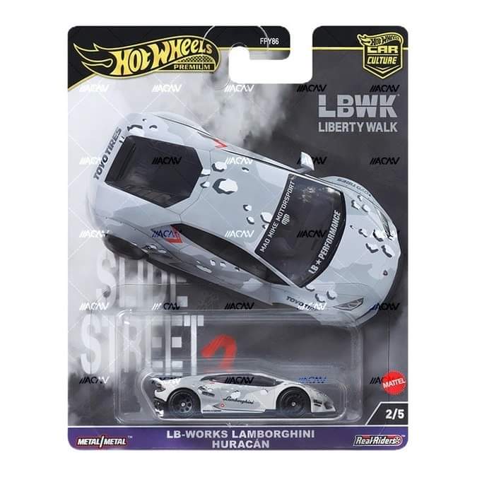 Hot Wheels Car Culture 2024 FPY86-957H Slide Street Part2 set of 5