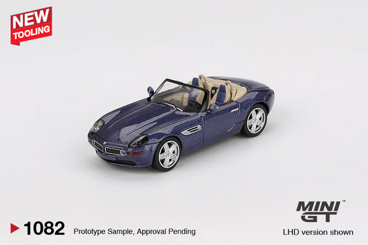 Mini GT 1:64 Scale #1082 BMW Z8 Alpina Alpine Blue
