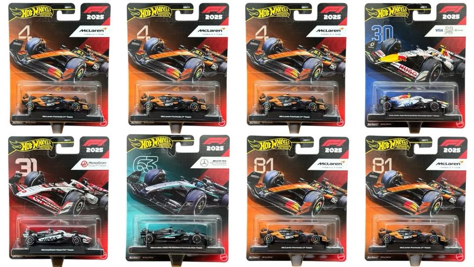 [Shipping included] Hot Wheels 2026 F1 Racing Premium Complete Case of 8