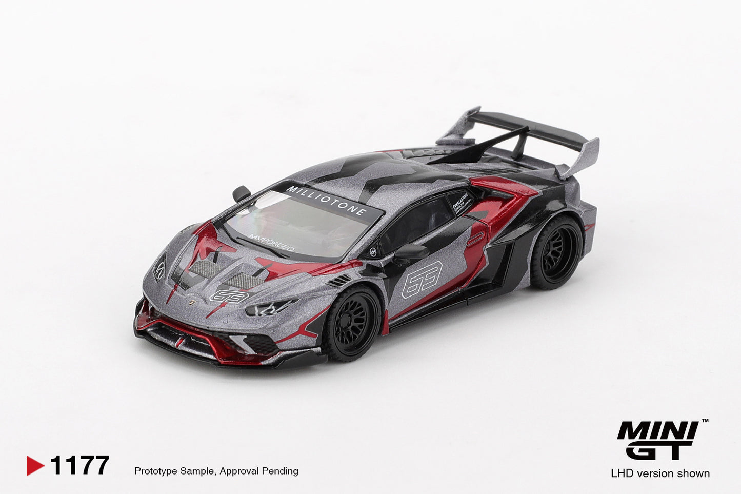 Mini GT #1177 LB★WORKS Lamborghini Huracán GT RONIN