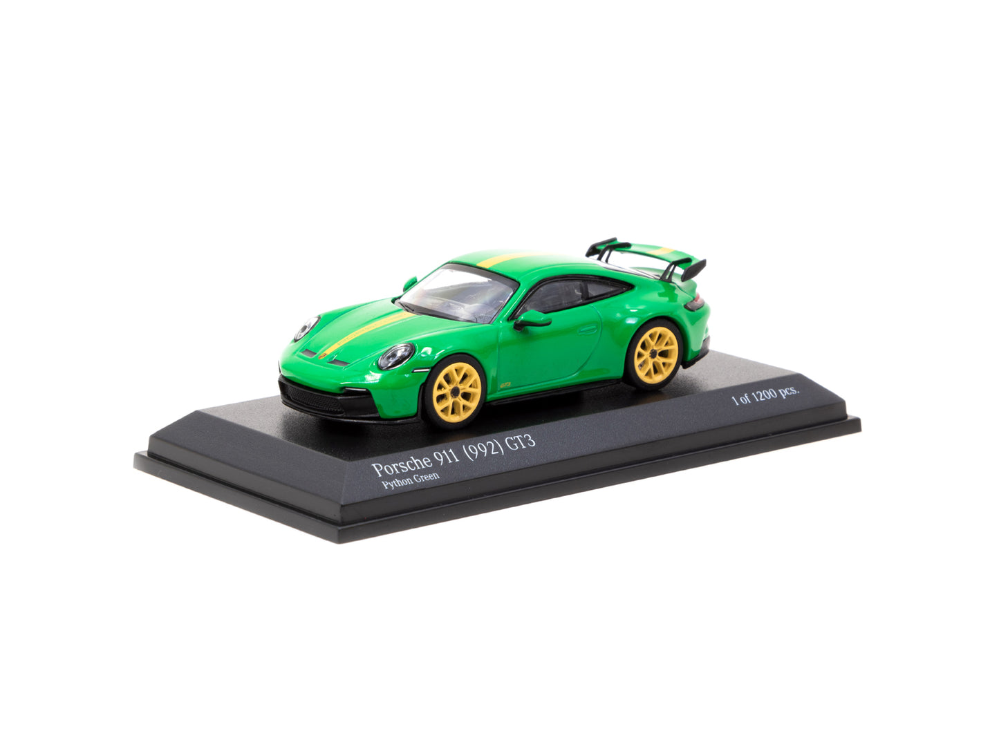 Tarmac Works x Minichamps Porsche 911 (992) GT3 Python Green