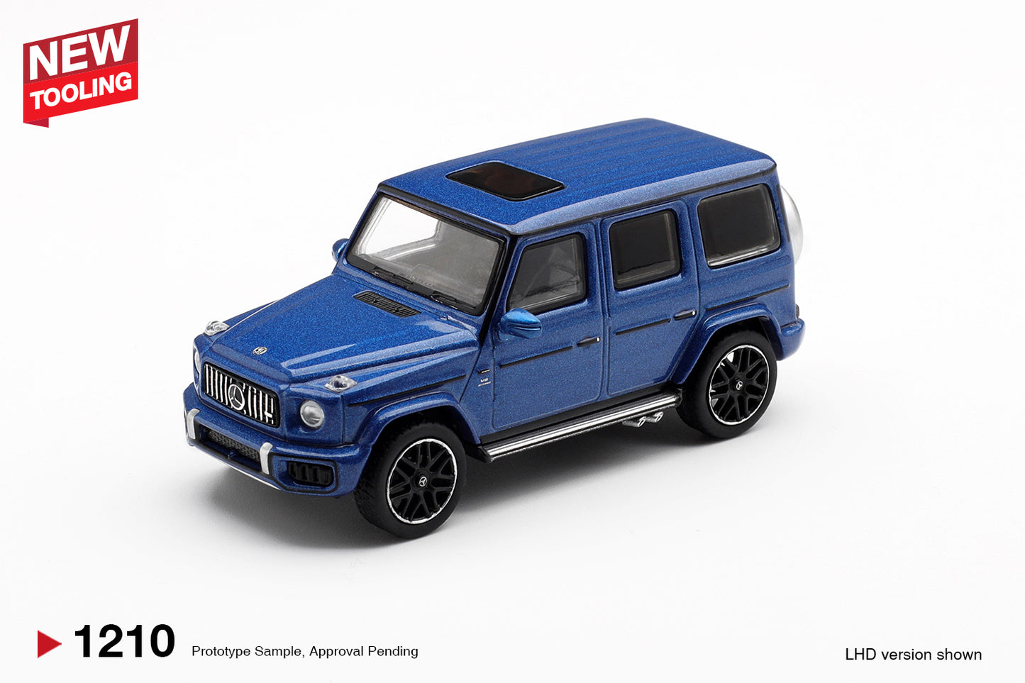 Mini GT 1:64 Scale Mercedes-AMG G 63 Dark Blue Metallic