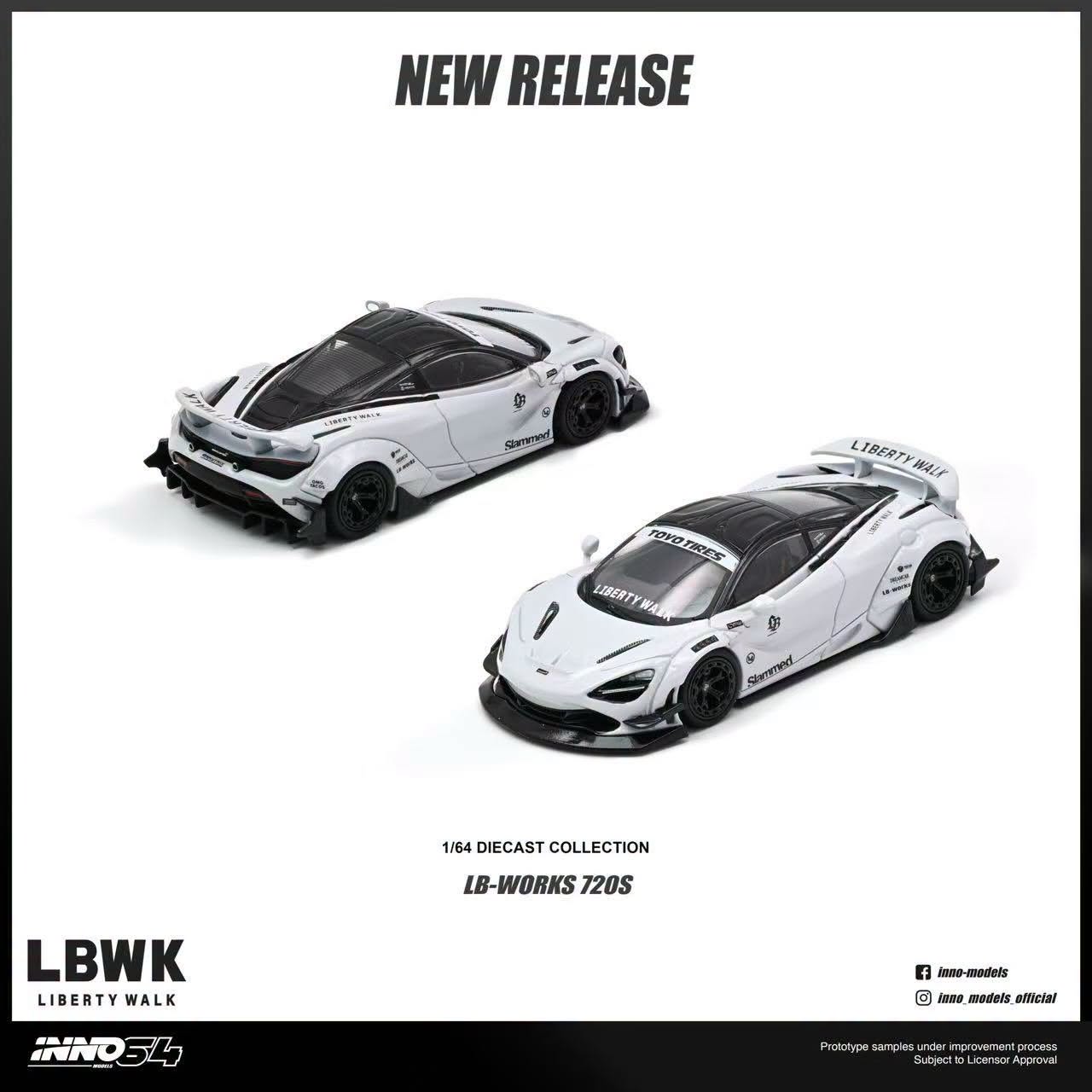 Inno64 LB-WORKS McLaren 720S White