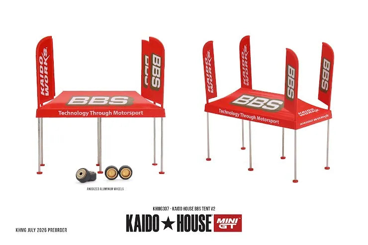 Kaido House x Mini GT #307 Kaido House BBS Tent V2 1:64