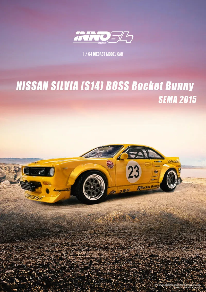 Inno64 Nissan Silvia S14 Rocket Bunny Boss SEMA 2015