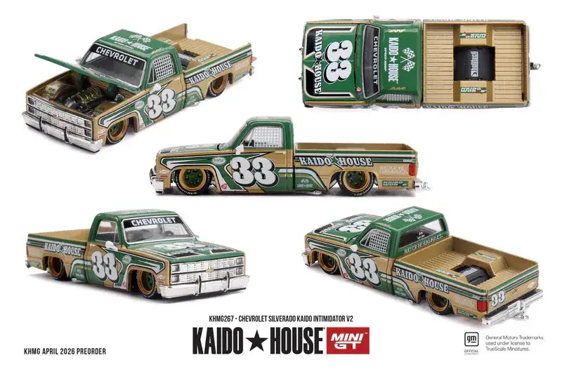 Mini GT Mini GT x Kaido House #267 Chevrolet Silverado KAIDO Intimidator V2