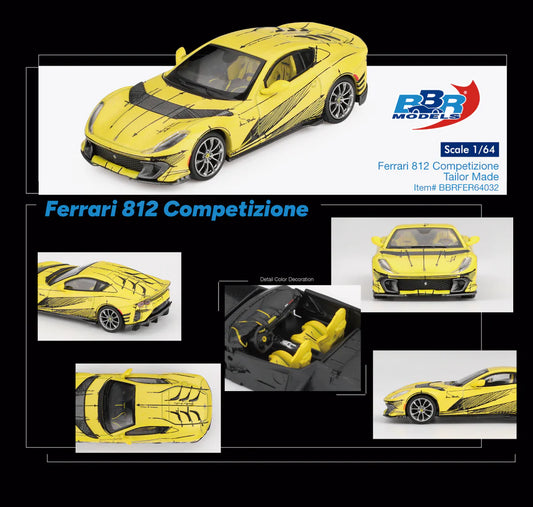BBR 1/64 Ferrari 812 Competizione Tailor Made