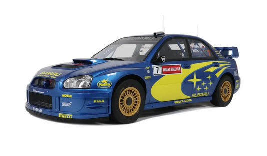 [Shipping Included] Otto mobile 1:12 Subaru Impreza S9 WRC P. Solberg Wales Rally 2003