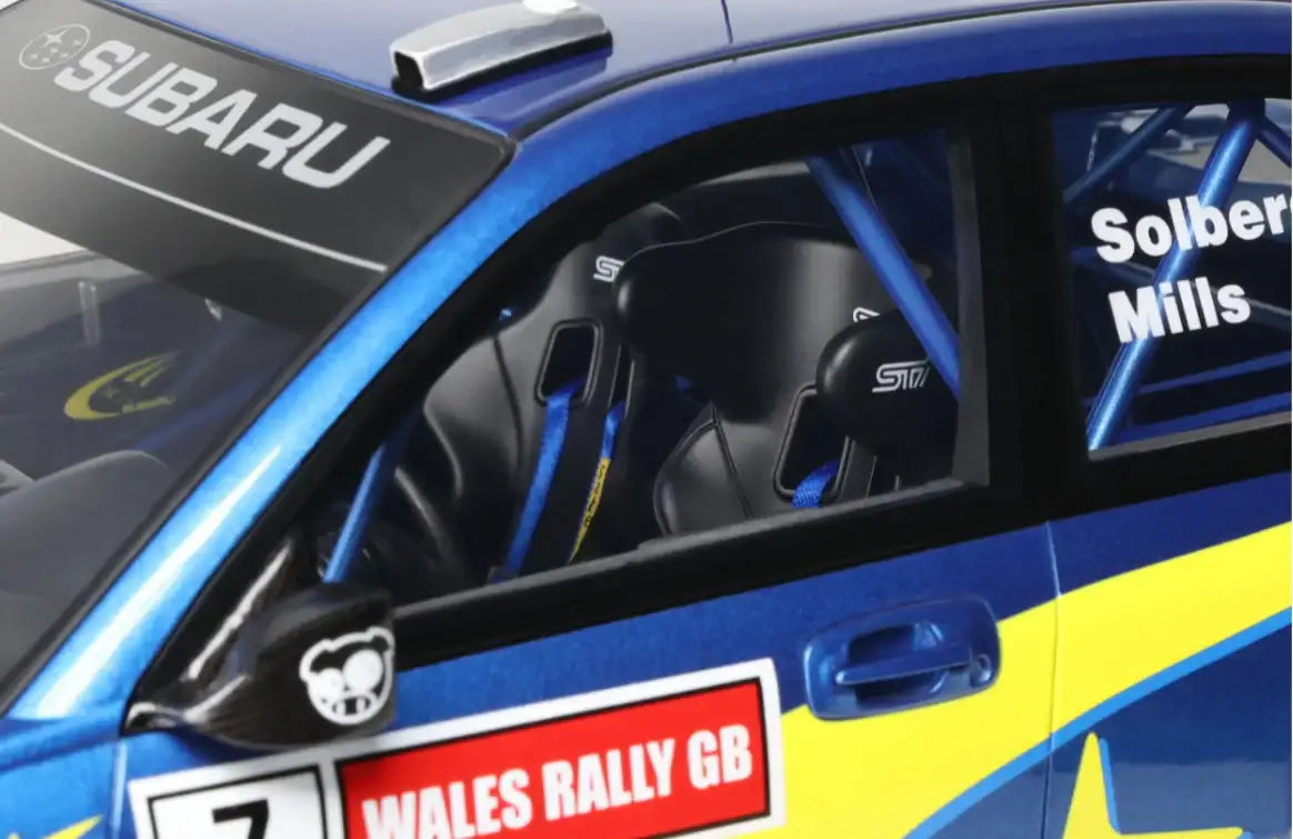 [Shipping Included] Otto mobile 1:12 Subaru Impreza S9 WRC P. Solberg Wales Rally 2003