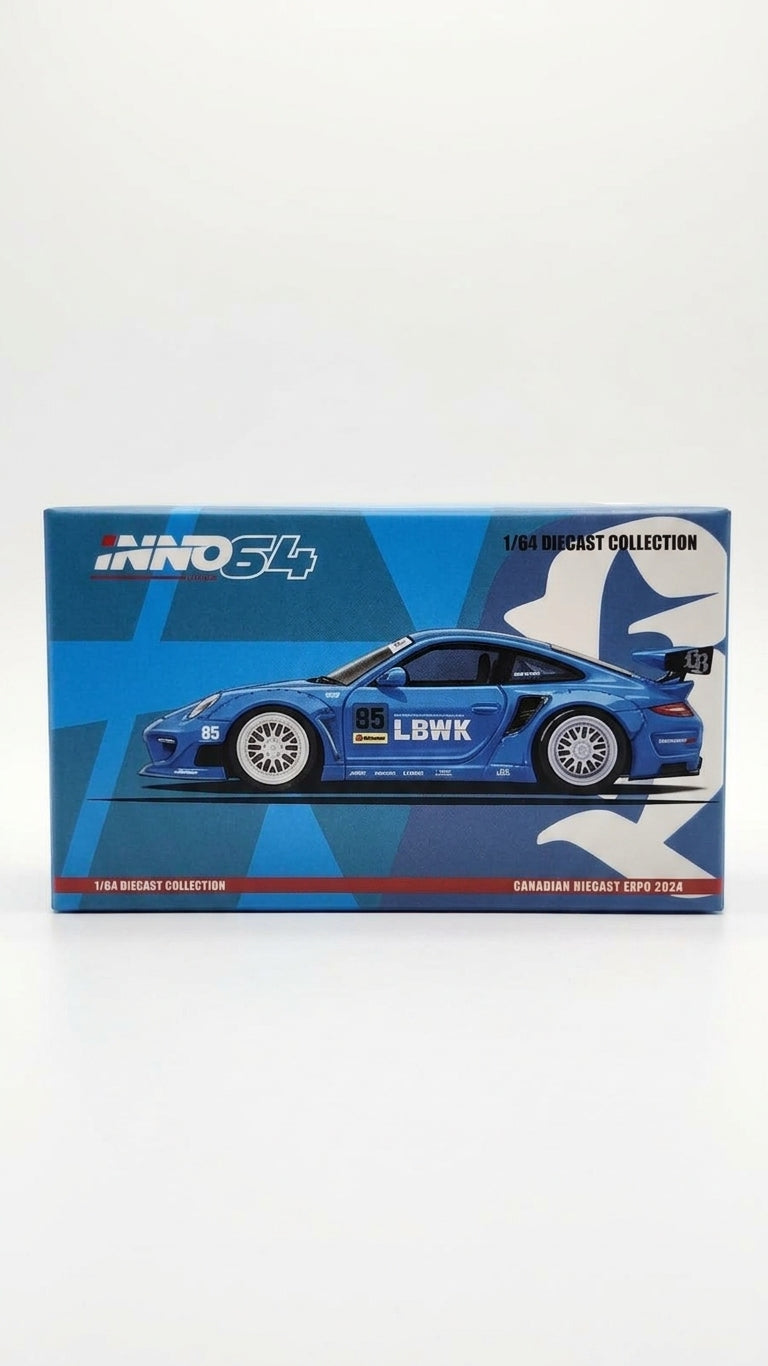 Inno64 LBWK 997 Canadian Diecast Expo 2026 Event Edition blue #85 boxed