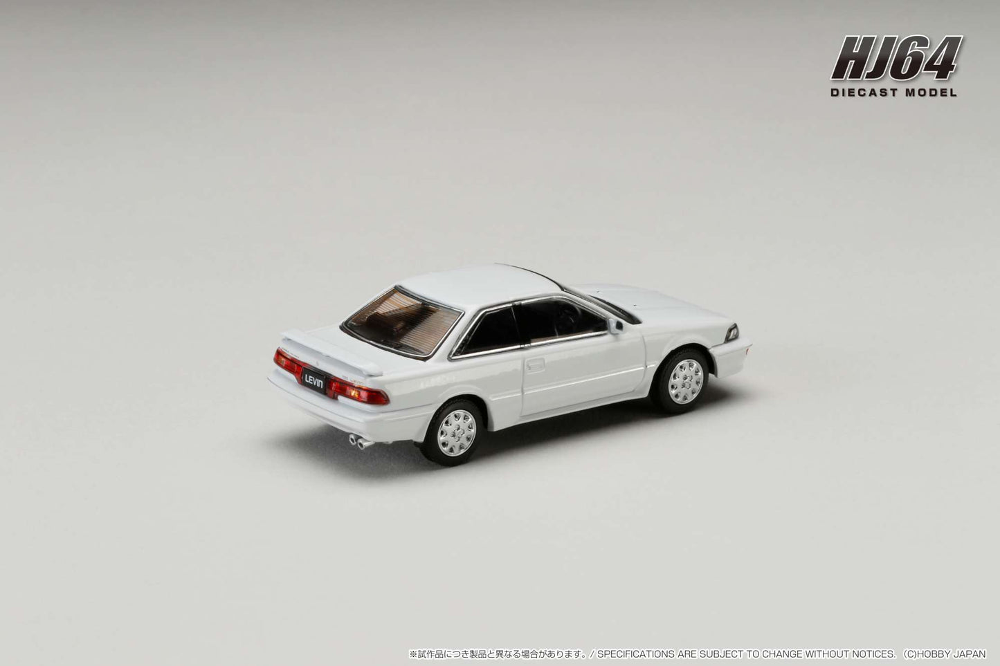 Hobby Japan 1:64 scale Toyota COROLLA LEVIN GT APEX AE92 White