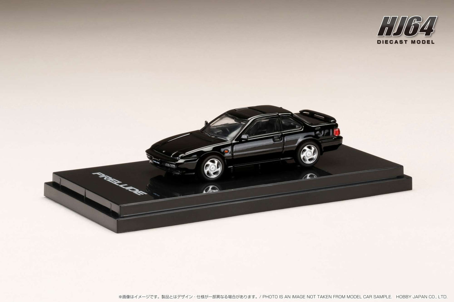Hobby Japan 1/64 Honda Prelude 2.0XX 4WS Special Edition (BA5) Black
