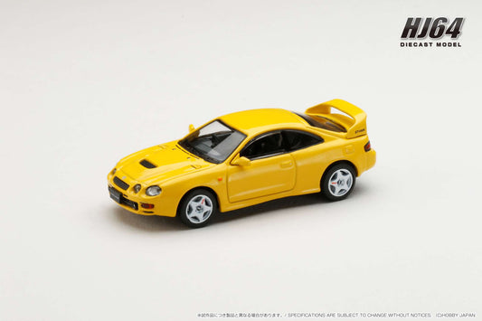 Hobby Japan 1/64 Toyota CELICA GT-FOUR (ST205) JDM STYLE Yellow