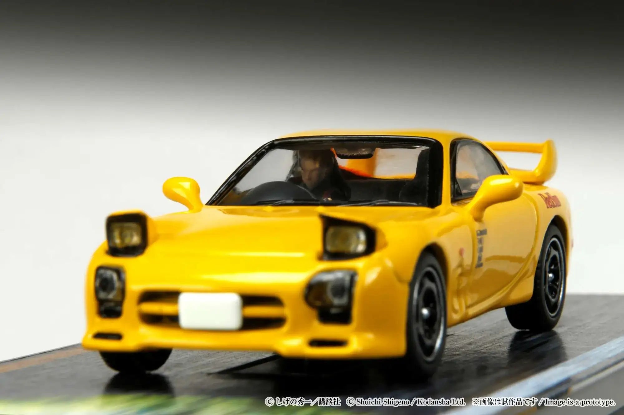 Redsuns Rx7 Hobby Japan 1/64 MAZDA RX-7(FD3S)RED SUNS / INITIAL D With Takumi Fuji ...
