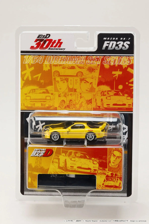 Hobby Japan Initial D 1/64 MAZDA RX-7 (FD3S) RedSuns / INITIAL D Keisu ...
