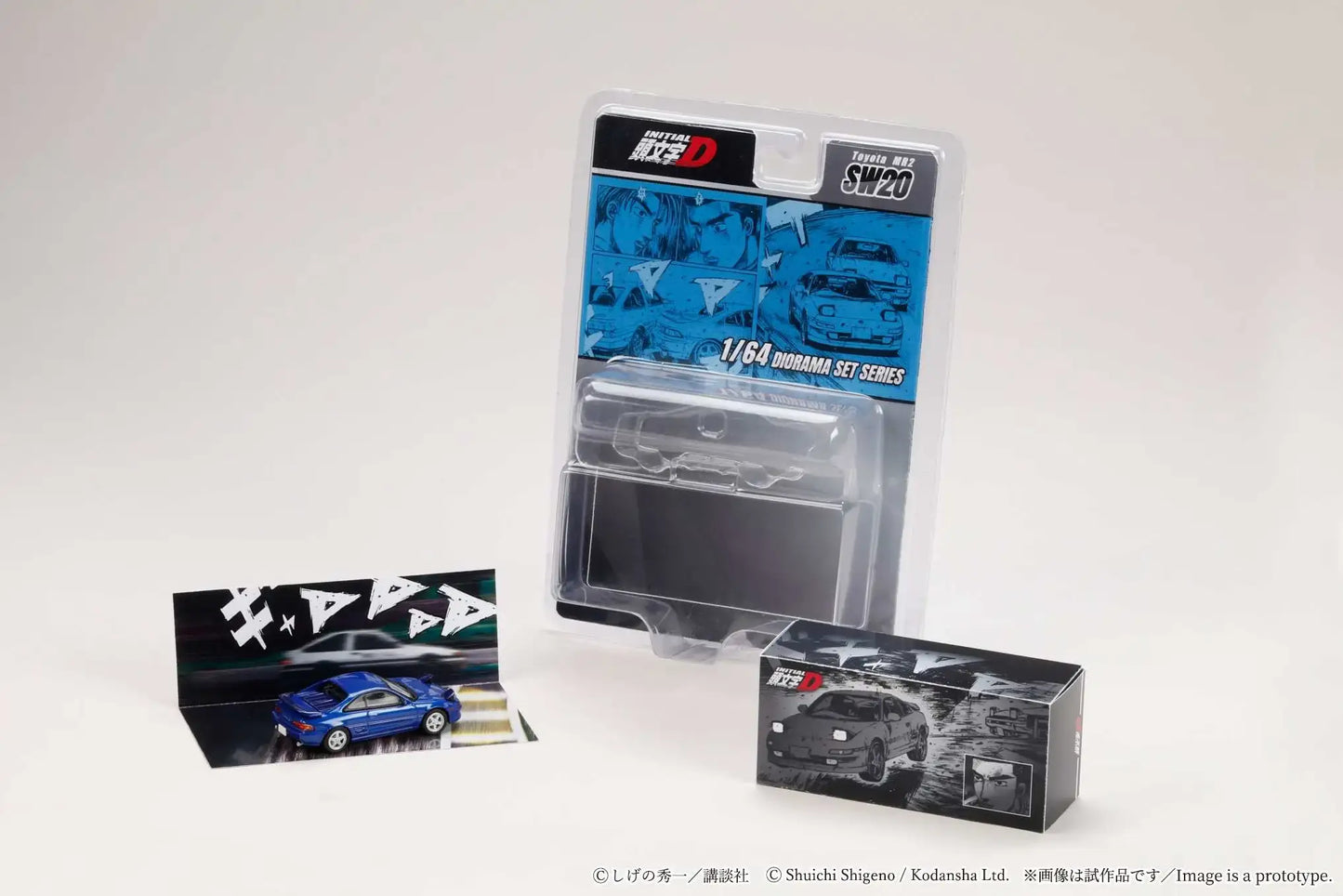 Hobby Japan 1:64 Toyota MR2 (SW20) Initial D Kai Kogashiwa VS Takumi Fujiwara