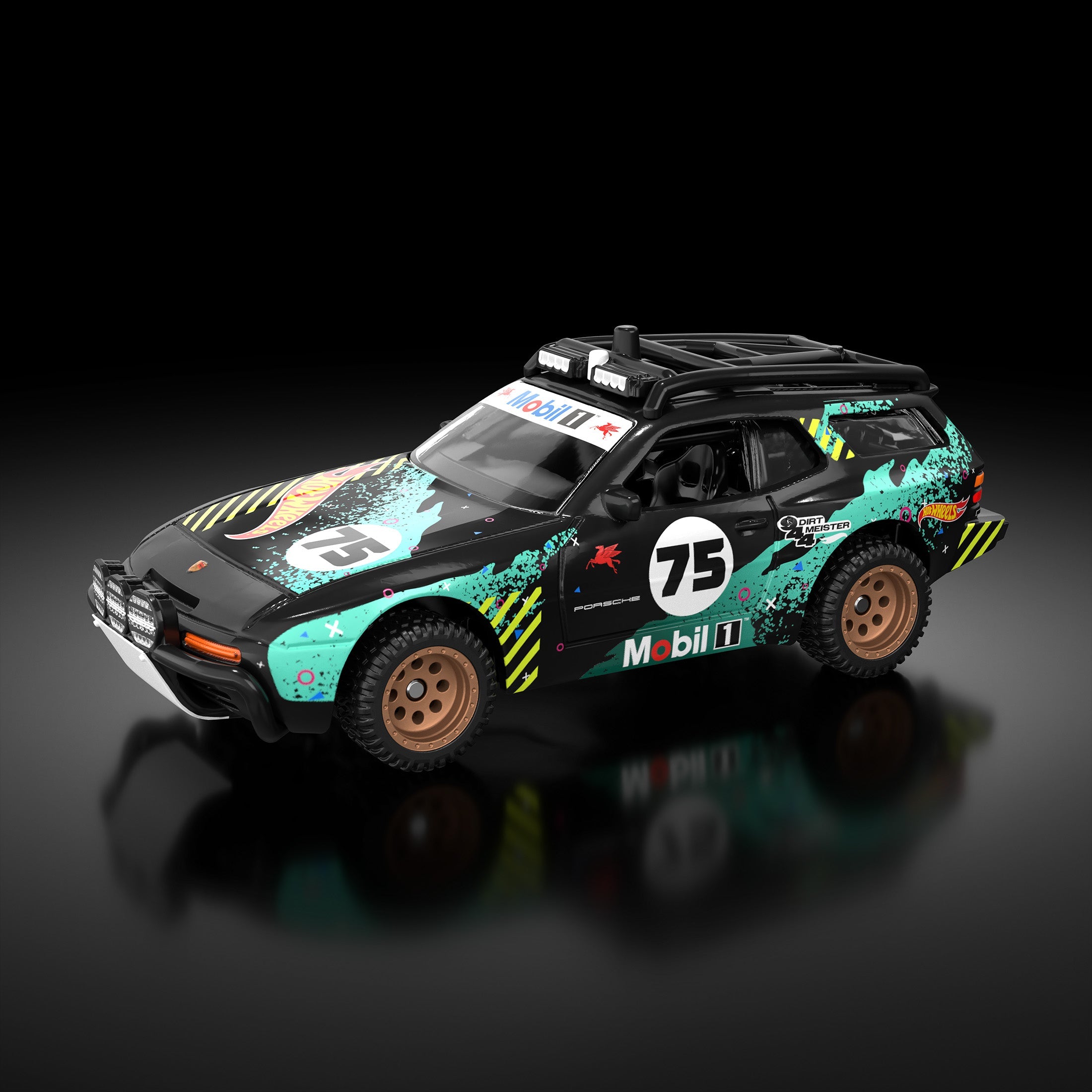最高級のスーパー 1 Mobil HWC Wheels Hot Porsche Mobile – 944 Dirtmeister ミニカー