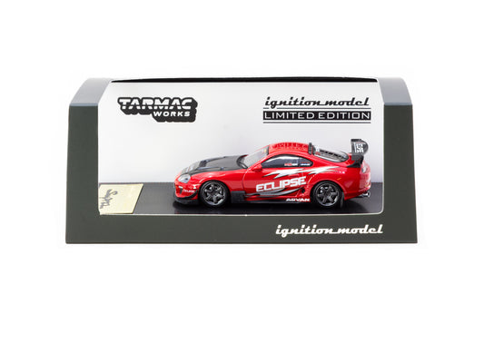 Tarmac Works 1:64 Scale Ignition Model Toyota Supra (JZA80) RZ Red