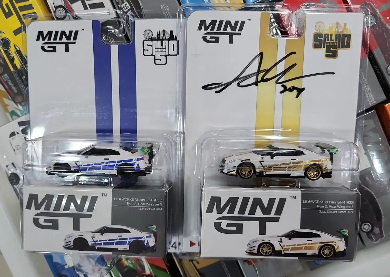 Mini Gt Nissan Skyline GT-R R35 Brazil Event Exclusive #718 Mini Gt Nissan Skyline GT-R R35 Brazil Event Exclusive #718