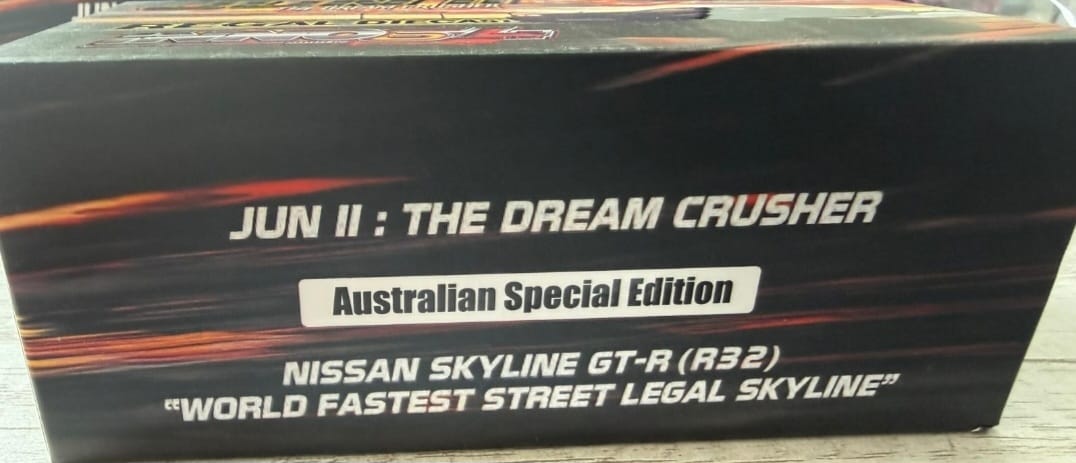 Inno64 1:64 Scale Nissan Skyline GT-R (R32) Jun II The Dream Crusher Australian Special Edition