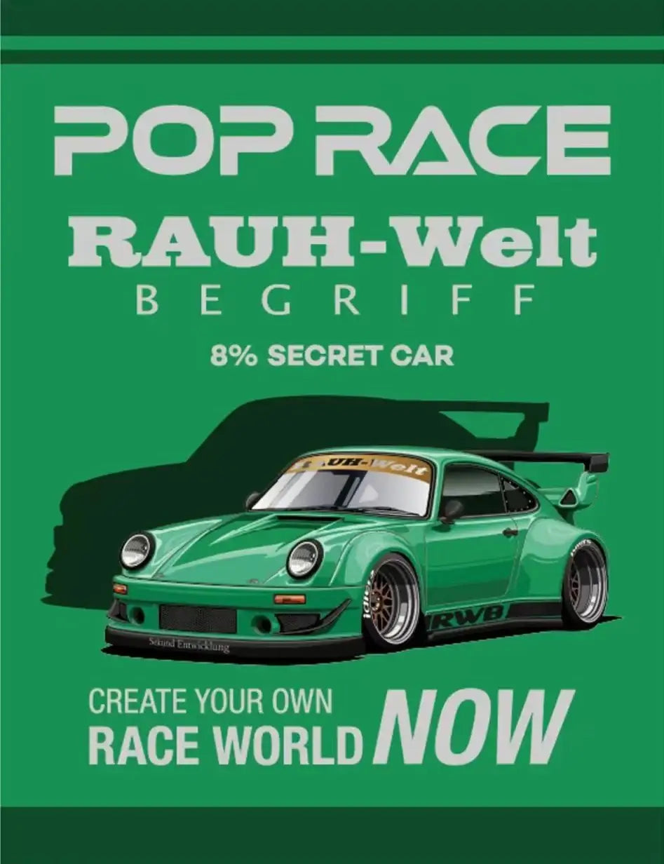 Pop Race 1:64 Scale China HEC Event Exclusive RWB – Mobile Garage HK