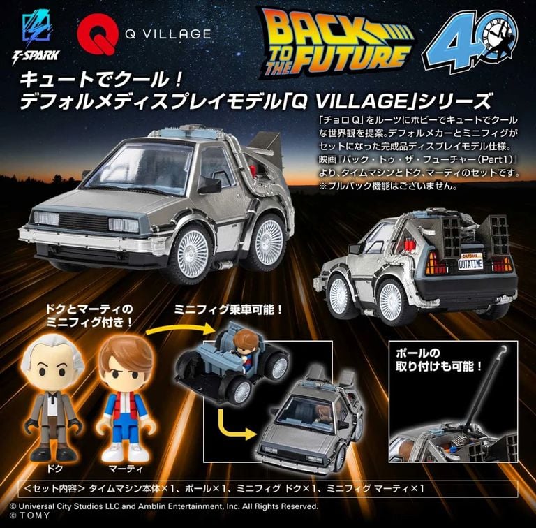 T-SPARK Q Village QV-01 Back To The Future Time Machine (Part1)