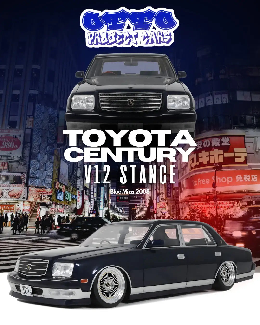 Shipping included] OTTOMOBILE 1:18 OT1218 Toyota Century V12