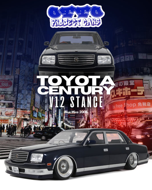 [Shipping included] OTTOMOBILE 1:18 OT1218 Toyota Century V12 Stance Blue Mica 2008